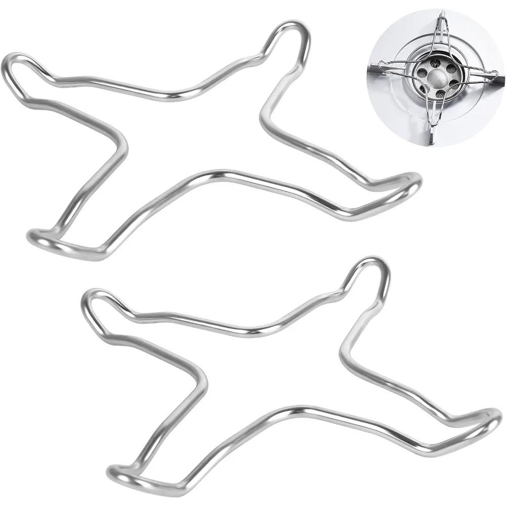 Camping Cooking Ring - 2/4pcs Gas Cooker Support Rack Stainless