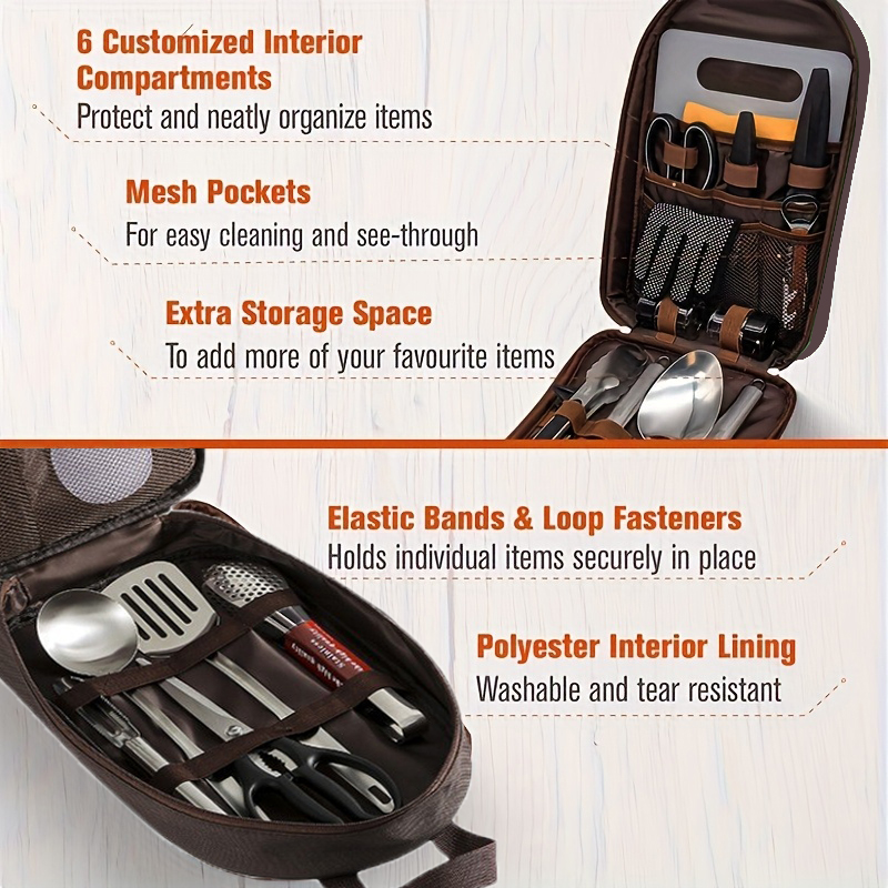 Outdoor Cooking Bag Camping St - Camping Cooking Equipment Bag recension och pris
