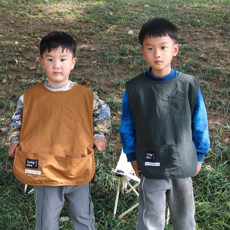 Oilproof Waterproof Kids Apron - Camping Cooking With Kids recension och pris