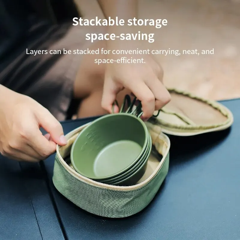 2026Camping Cookware Kit Outdo - Camping Cooking Set With Kettle recension och pris