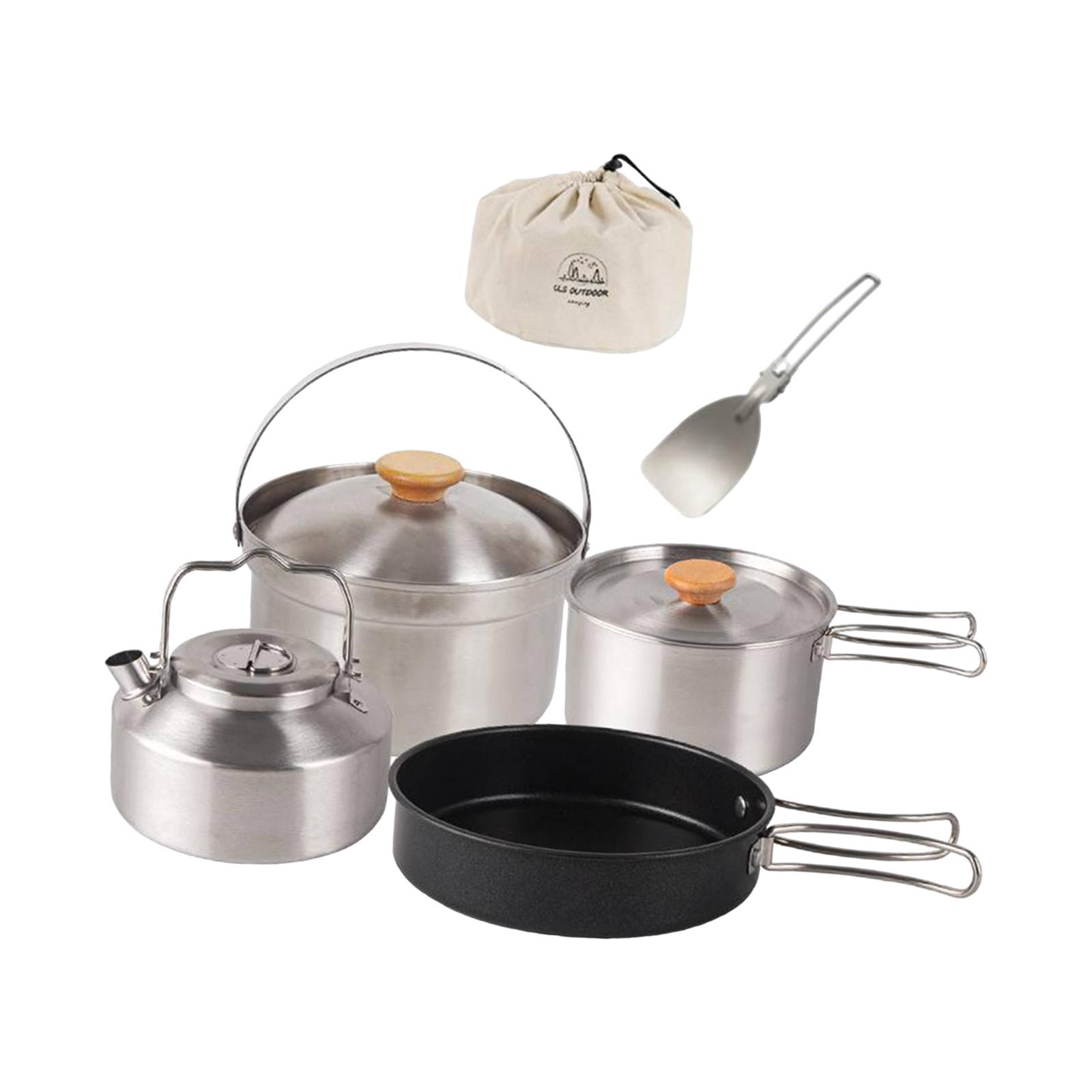 Camping Cookware Cook Gear Por - Camping Cooking Set With Kettle recension och pris