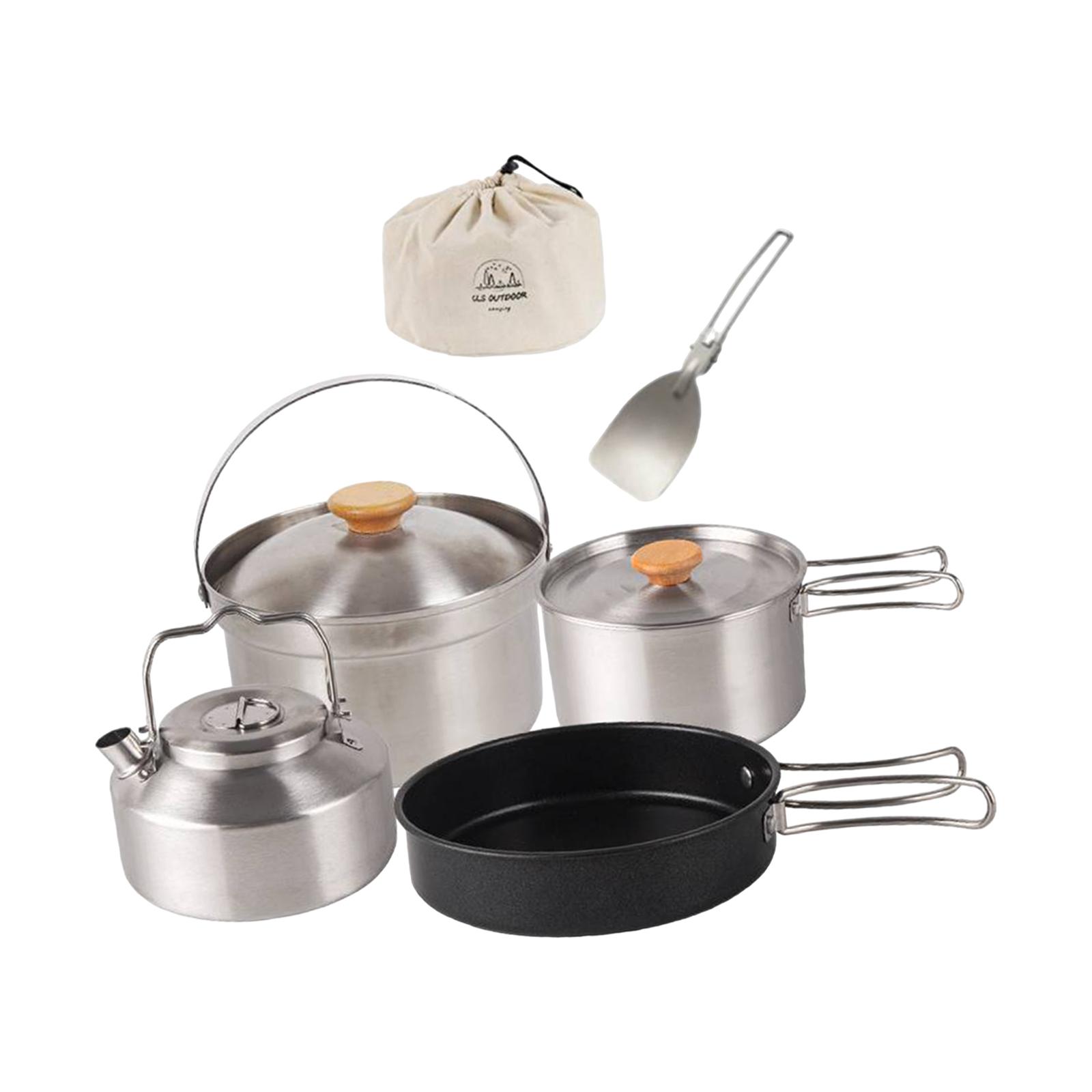 Camping Cookware Cook Gear Por - Camping Cooking Set With Kettle recension och pris