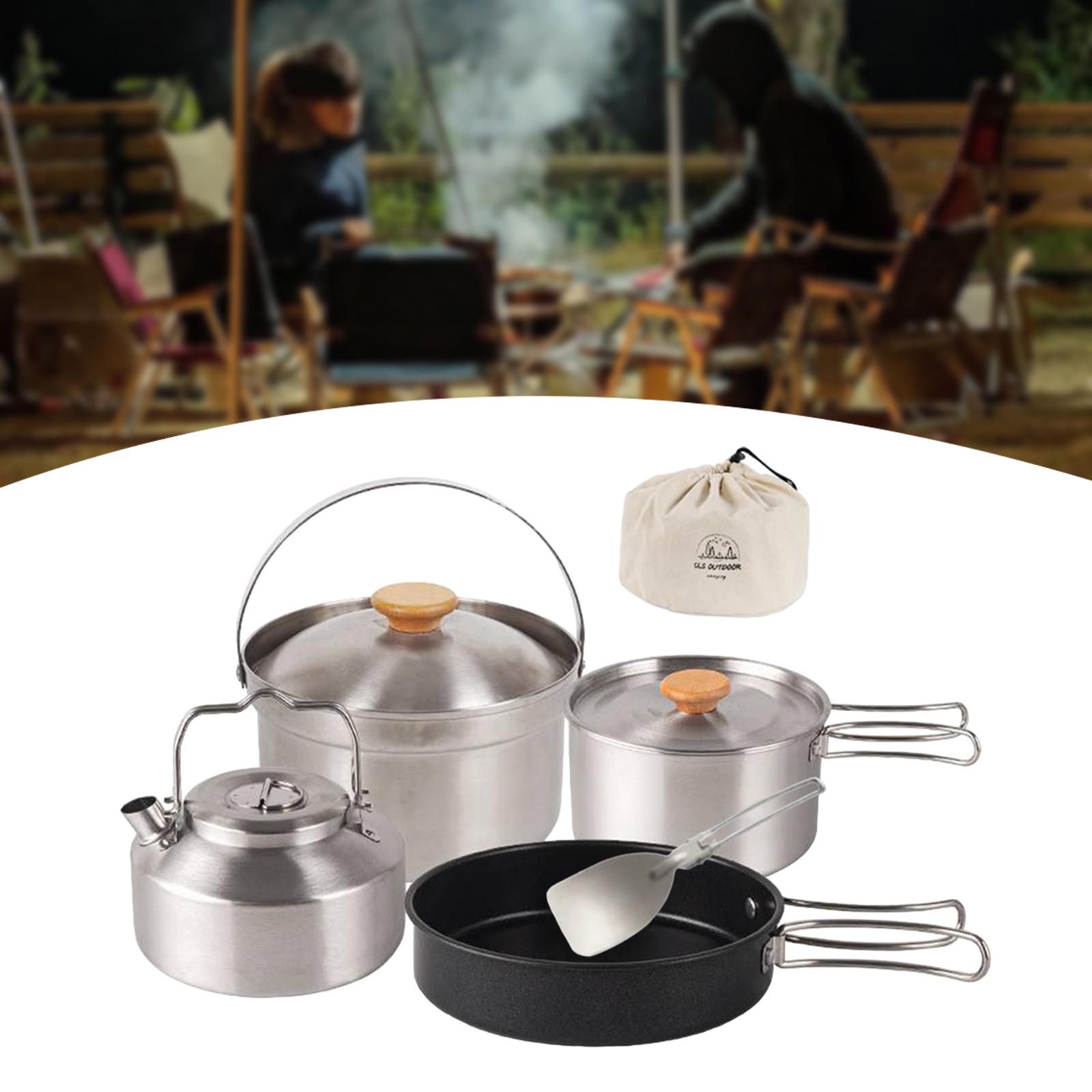 Camping Cookware Cook Gear Por - Camping Cooking Set With Kettle recension och pris