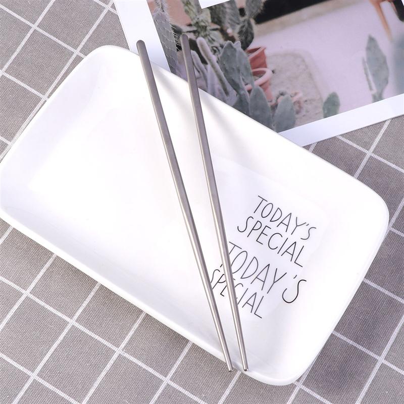Chopsticks Metal Reusable Chop - Camping Cooking With Kids recension och pris