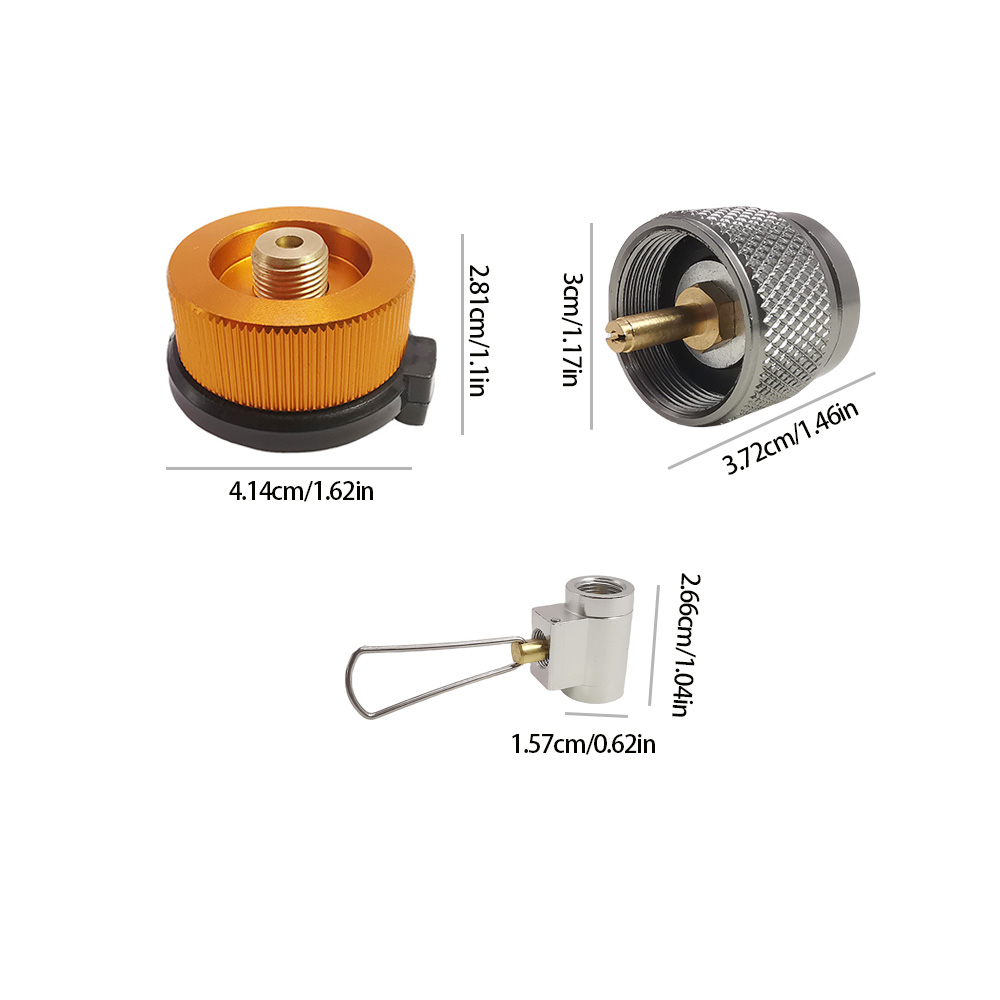 3pcs/set Camping Stove Adapter - Camping Cooking Propane recension och pris