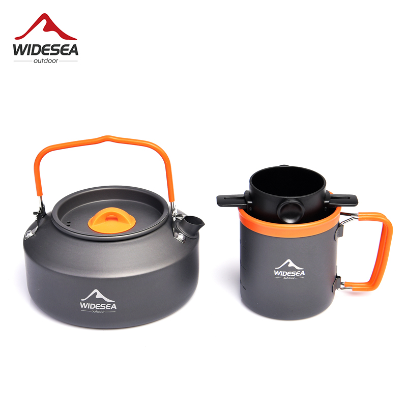 Widesea Camping Coffee Cookwar - Camping Cooking Set With Kettle recension och pris
