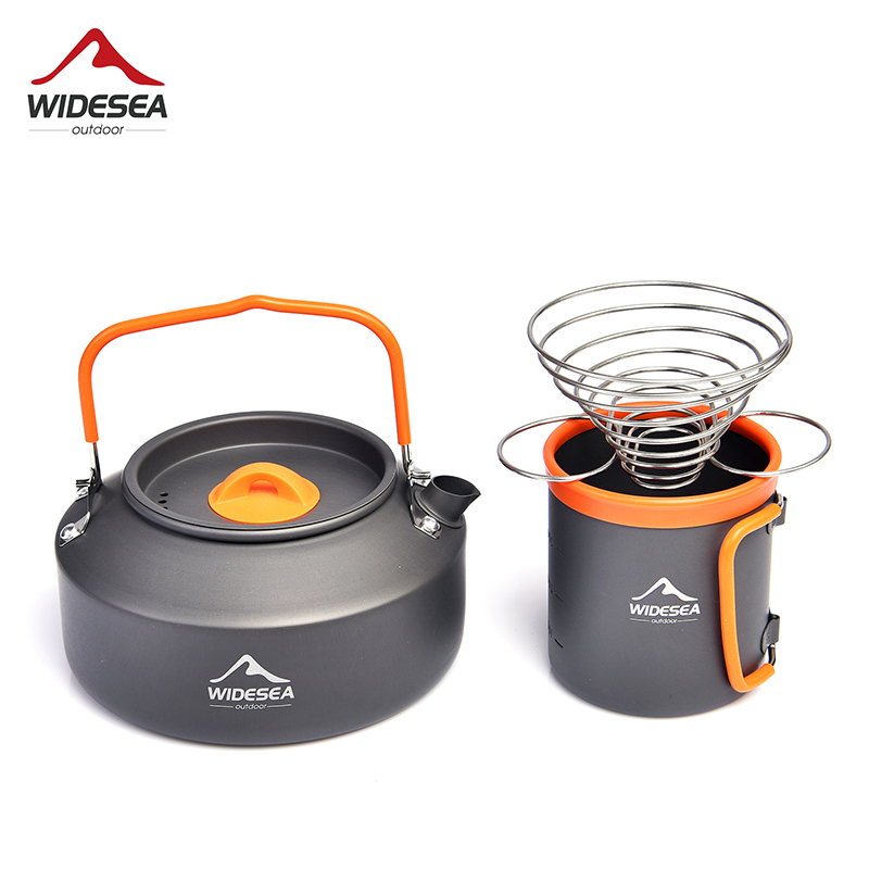Widesea Camping Coffee Cookwar - Camping Cooking Set With Kettle recension och pris