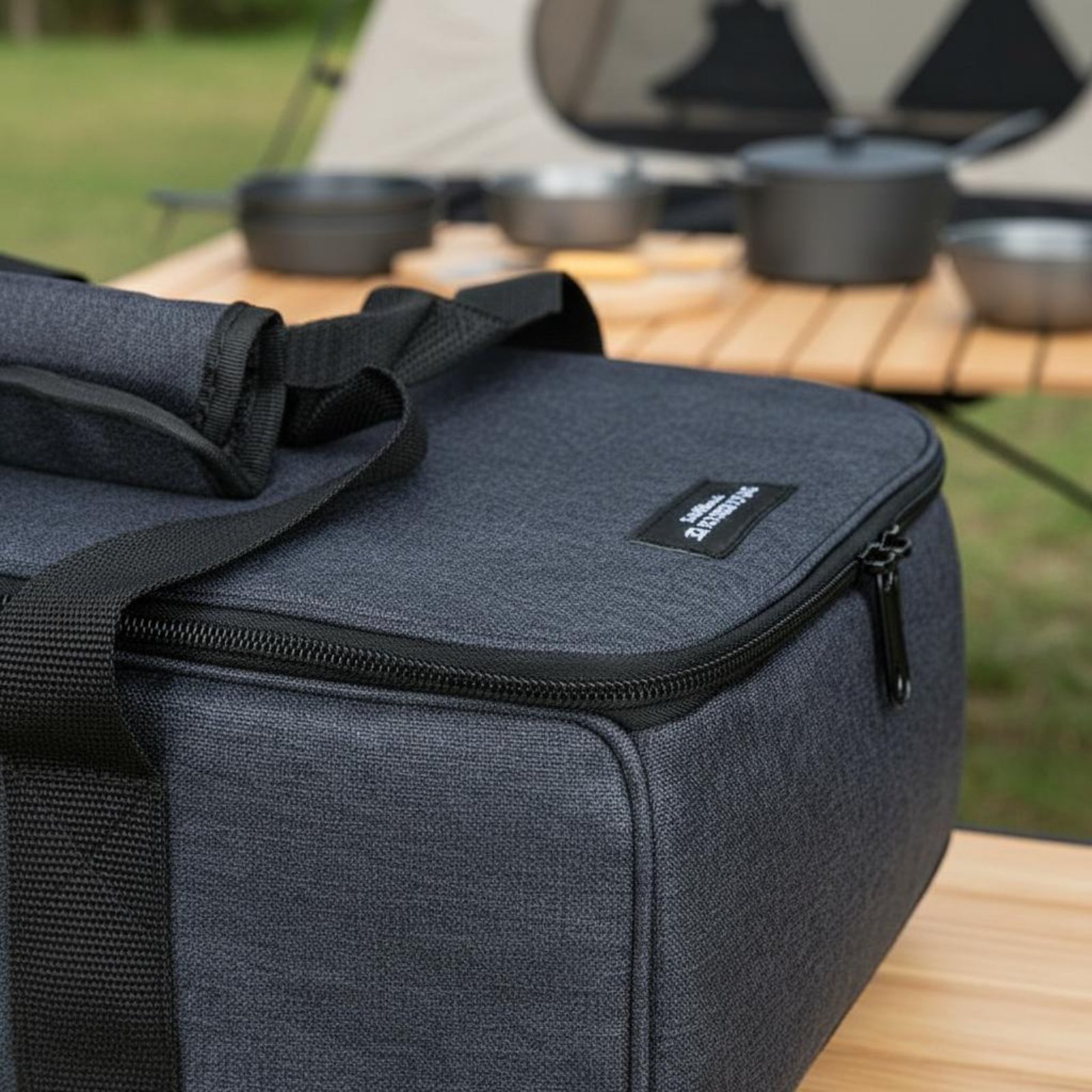 Outdoor Cookware Storage Bag L - Camping Cooking Equipment Bag recension och pris
