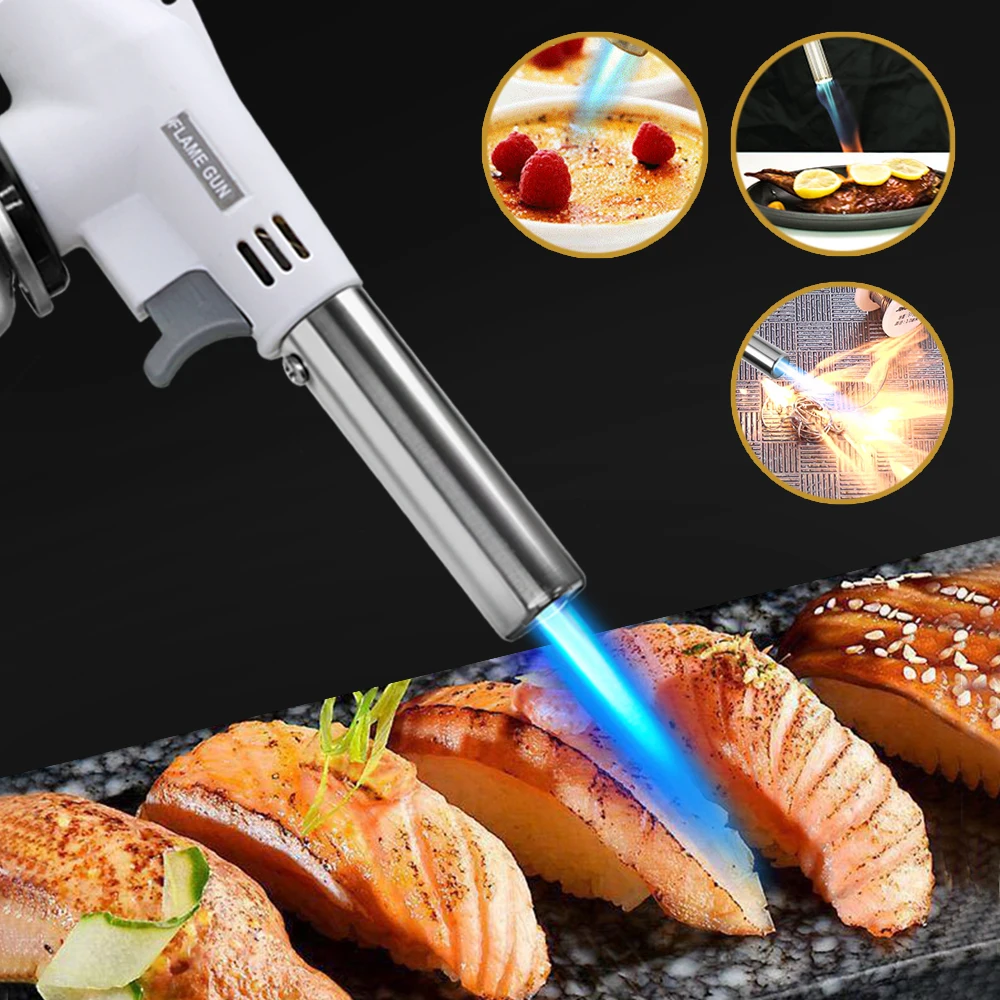 Portable Metal Flame Gun Butan - Camping Cooking Butane recension och pris