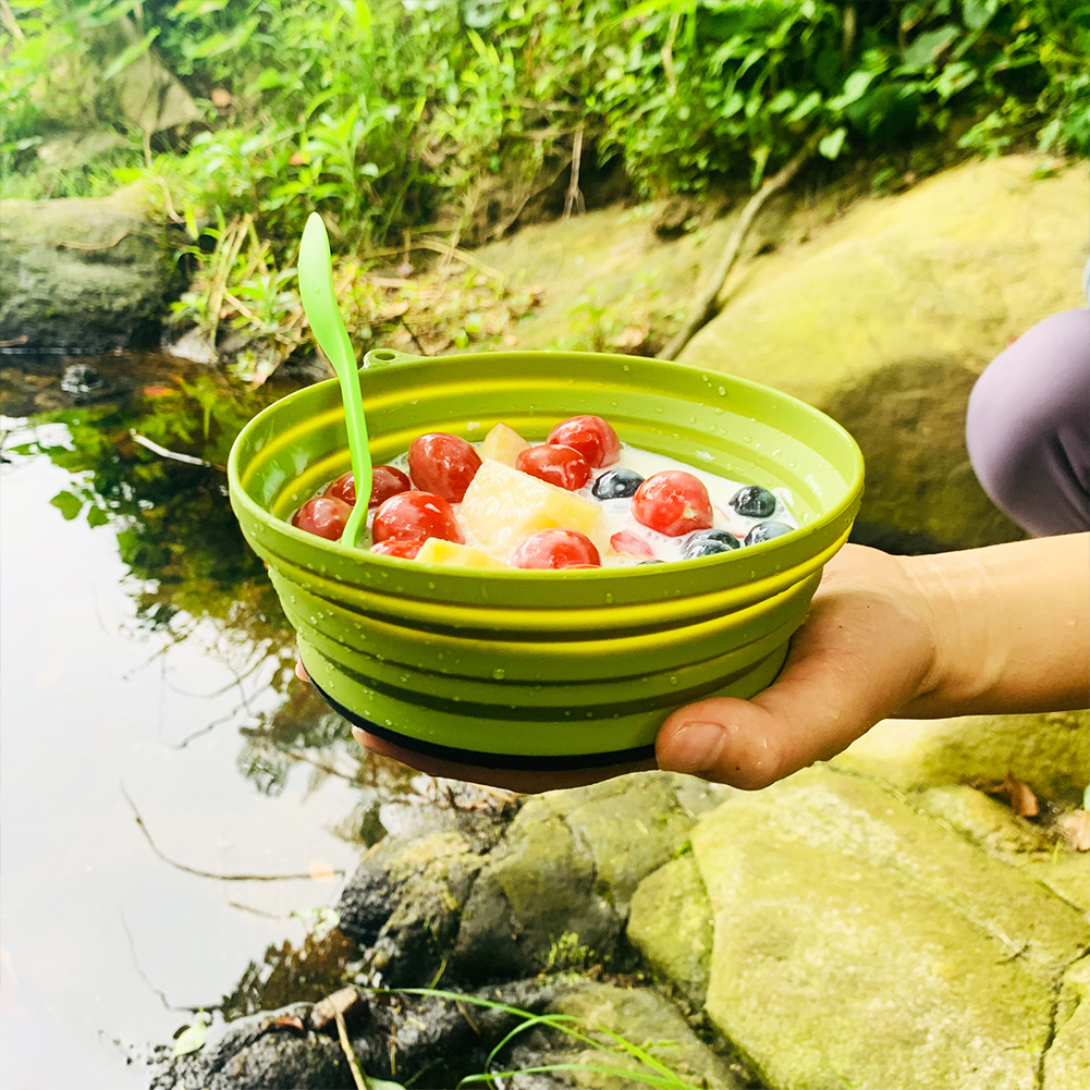 Outdoor Camping Folding Pot, S - Camping Cooking Set Stainless Steel recension och pris