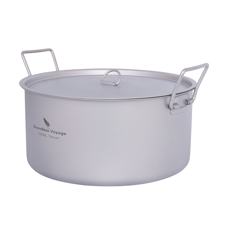 Boundless Voyage Titanium Pot  - Camping Cooking Set Stainless Steel recension och pris