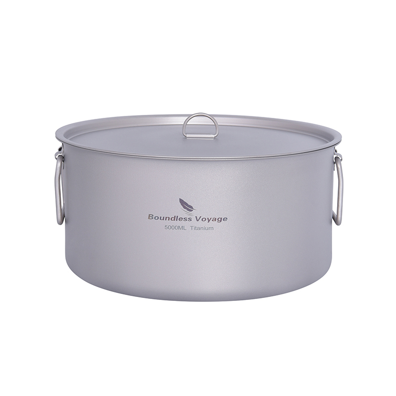Boundless Voyage Titanium Pot  - Camping Cooking Set Stainless Steel recension och pris
