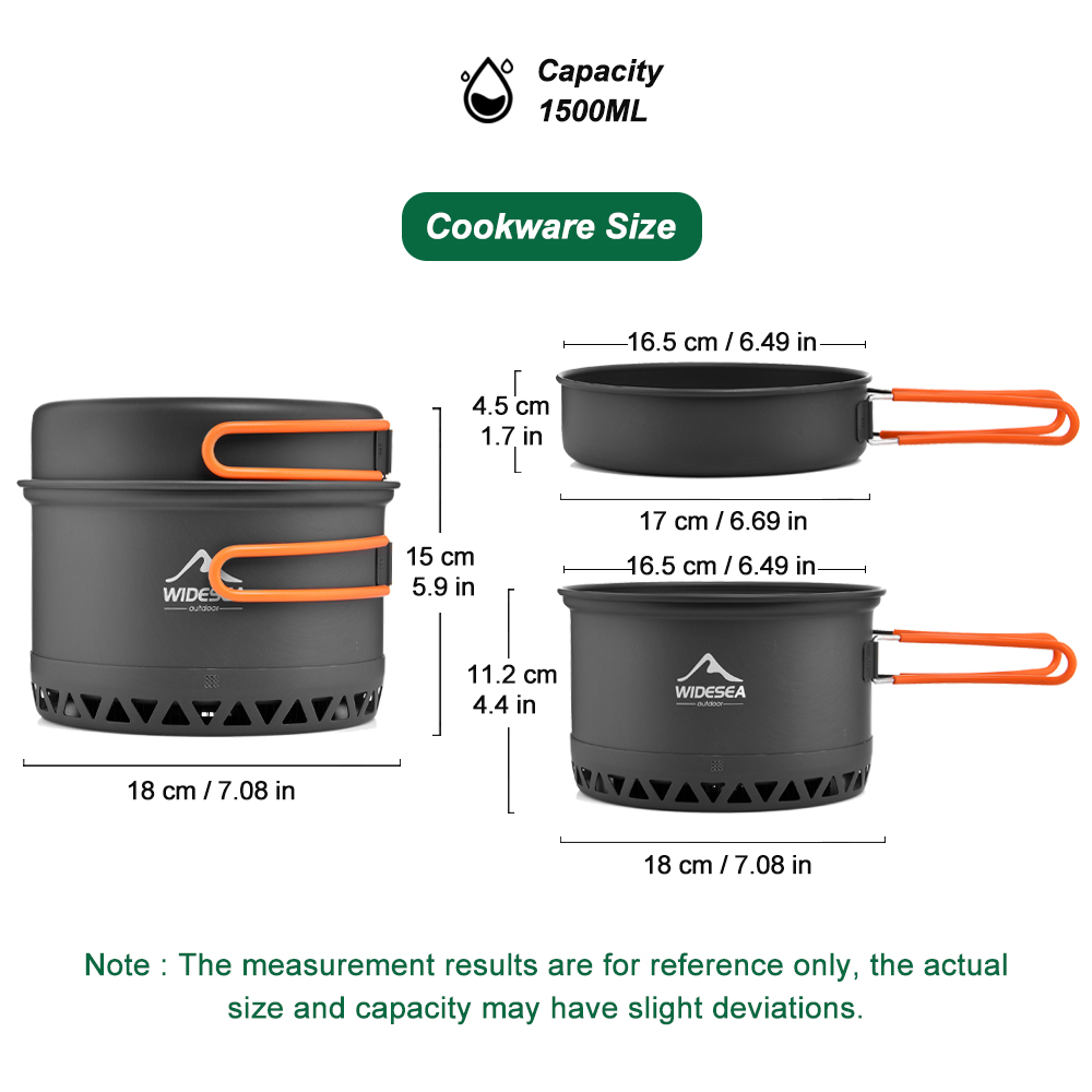 Camping Tableware Outdoor Cook - Camping Cooking Kit recension och pris