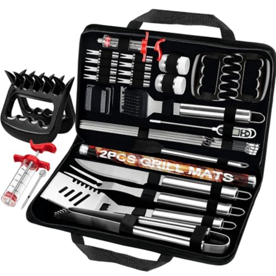 28Pcs Grilling Accessories in  - Meat Thermometer Camp recension och pris
