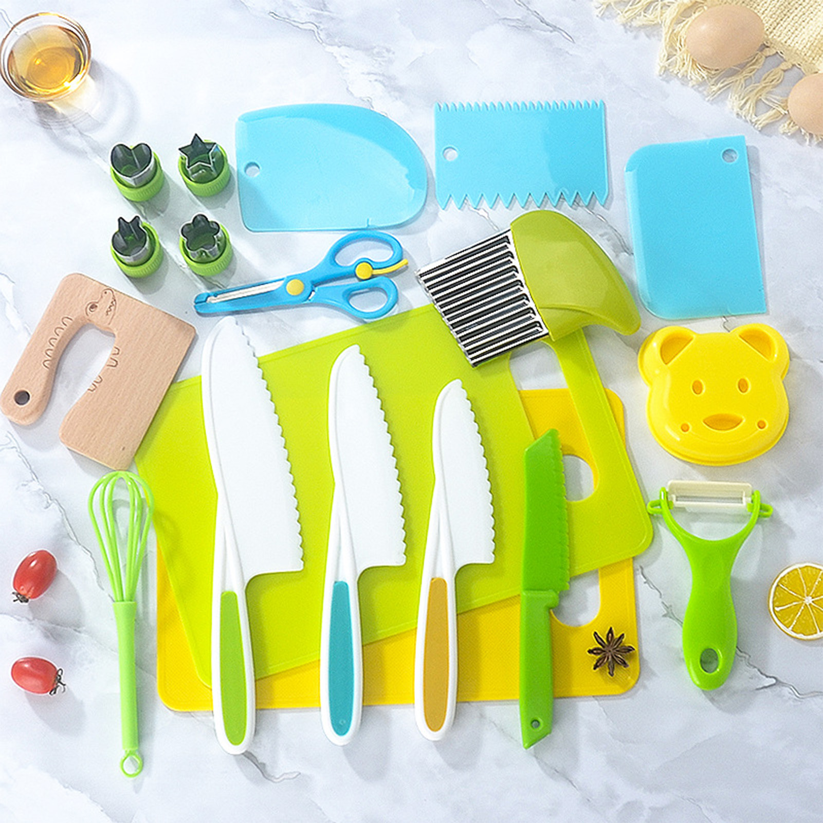 Plastic Kitchen Tools for Kids - Camping Cooking With Kids recension och pris