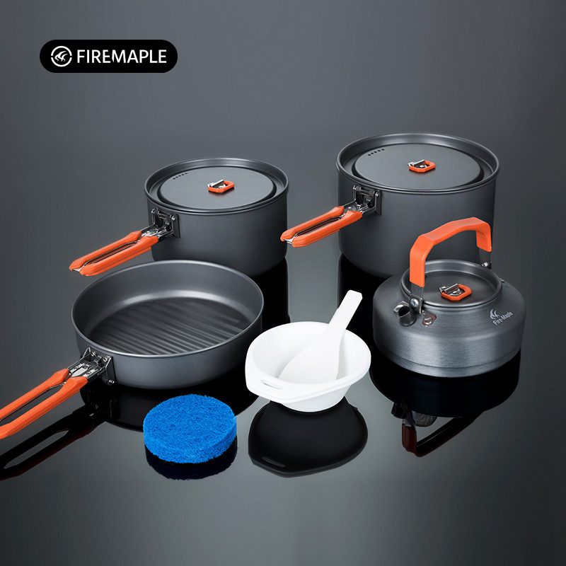 Outdoor Camping Cooker Pot Set - Camping Cooking Equipment Bag recension och pris