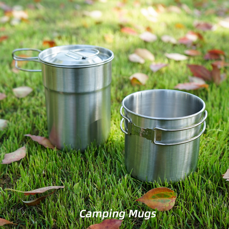 2Pcs/Set Camping Kettle Stainl - Camping Cooking Set With Kettle recension och pris
