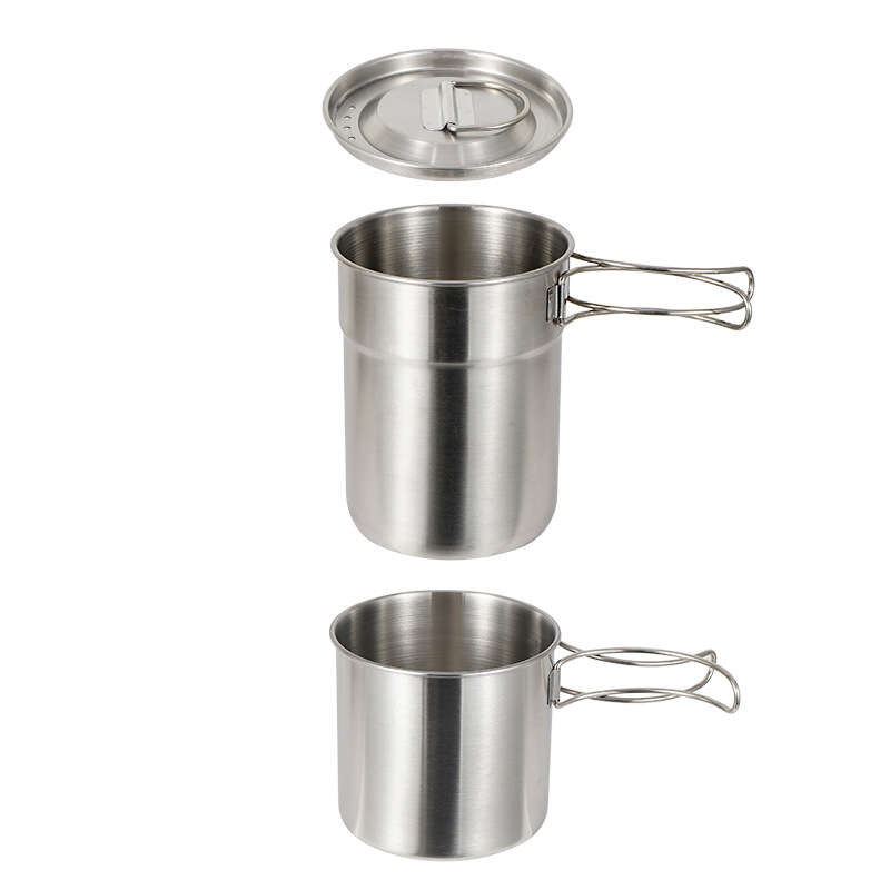 2Pcs/Set Camping Kettle Stainl - Camping Cooking Set With Kettle recension och pris
