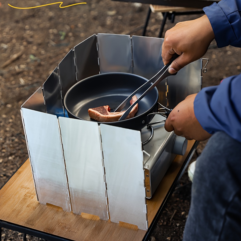Portable aluminum alloy foldin - Camping Cooking Cover recension och pris