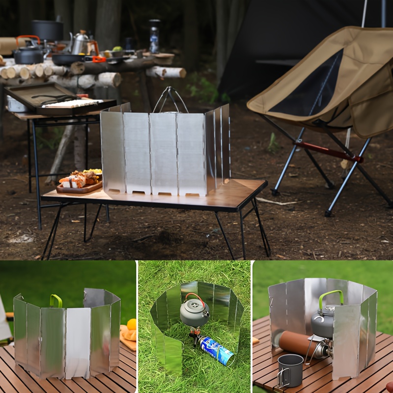Portable aluminum alloy foldin - Camping Cooking Cover recension och pris