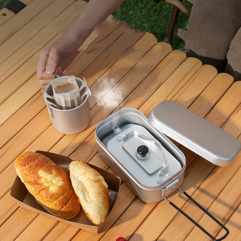 Ultralight Portable Picnic Cam - Camping Cooking Set With Kettle recension och pris