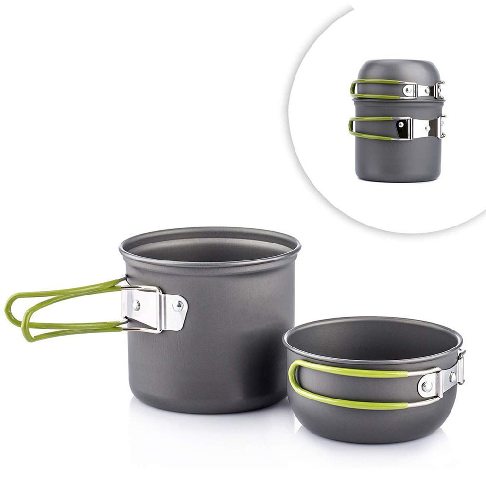 Ultralight Camping Pots Cookwa - Camping Cooking Roll recension och pris