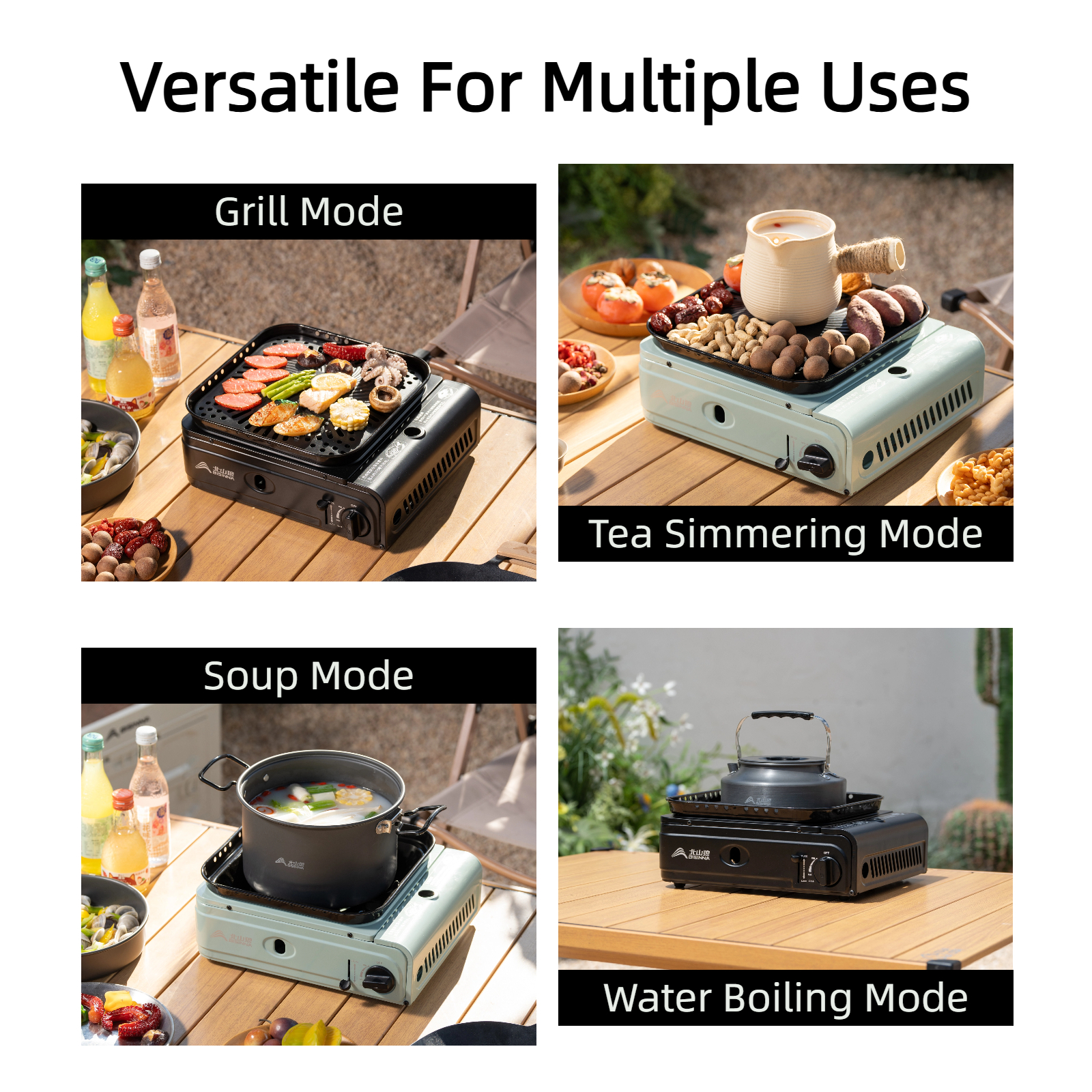 BISINNA Camping Gas Stove Port - Camping Cooking Butane recension och pris