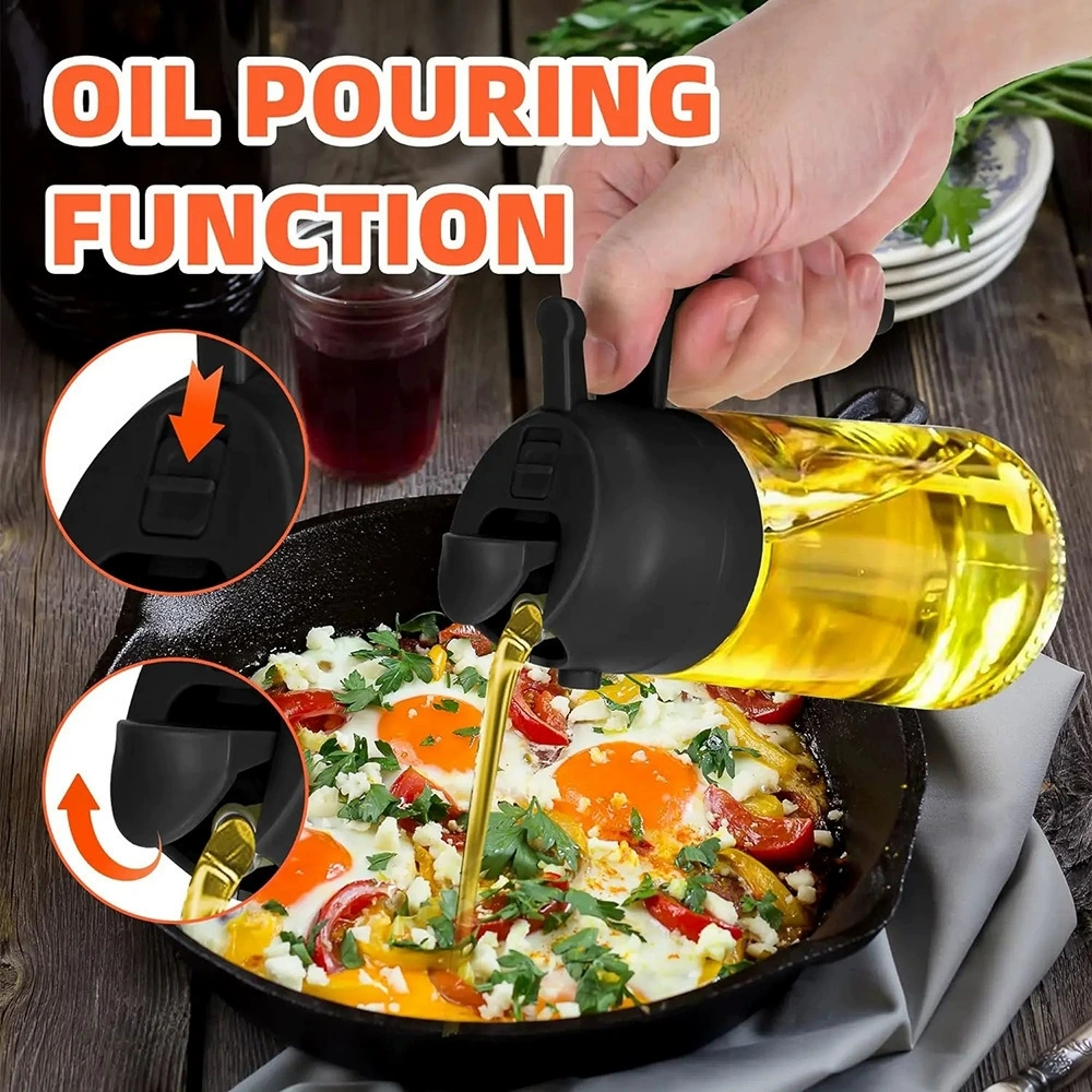 470ml Oil Spray Bottle Kitchen - Camping Cooking Oil Container recension och pris