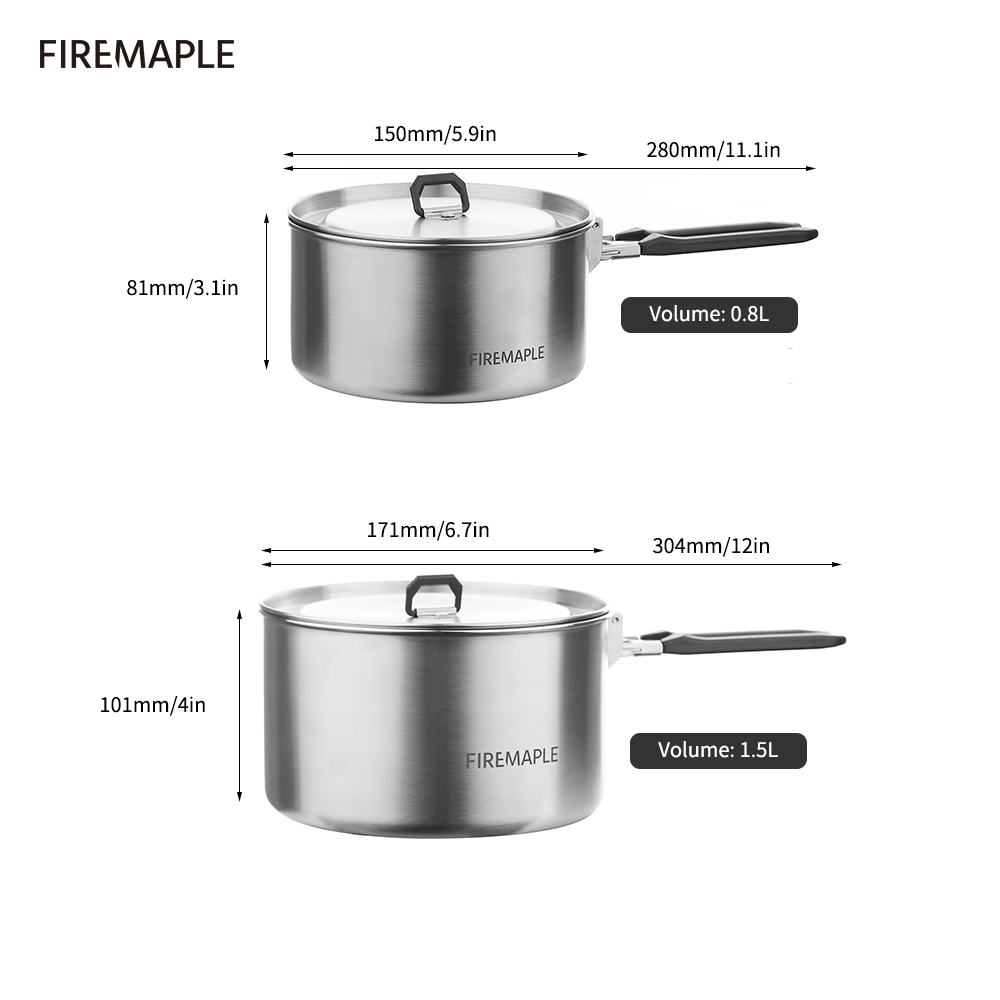 Fire Maple Camping Cookware Hi - Camping Cooking On Fire recension och pris