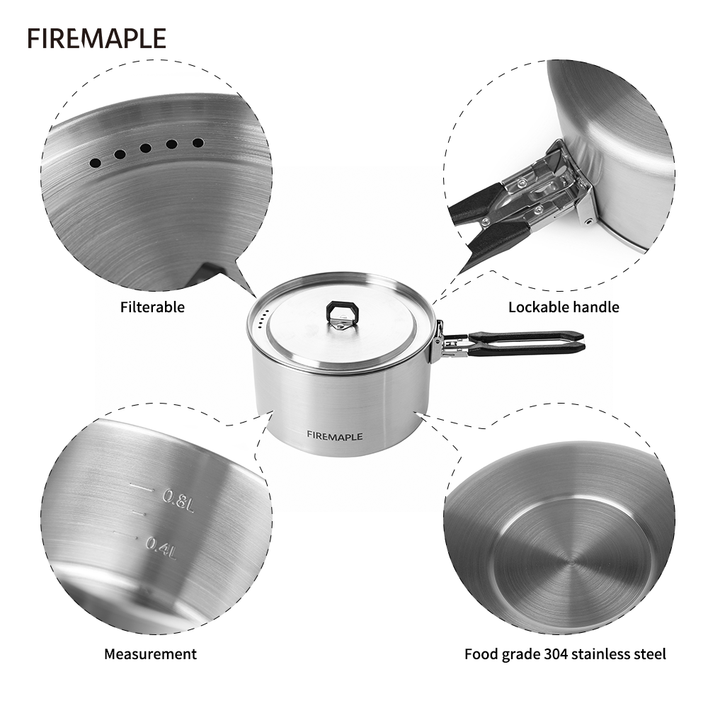 Fire Maple Camping Cookware Hi - Camping Cooking On Fire recension och pris