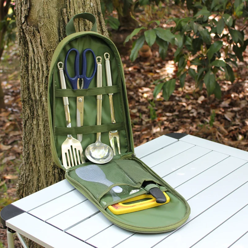Outdoor kitchen equipment port - Camping Cooking Equipment Bag recension och pris