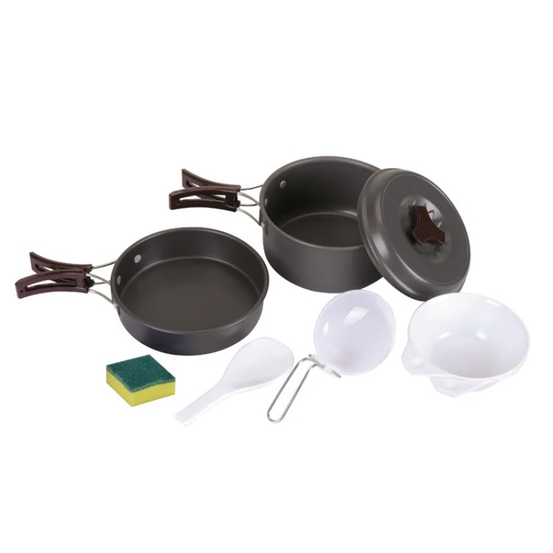 Bulin Outdoor Pot Set Pot Camp - Camping Cooking Set With Kettle recension och pris