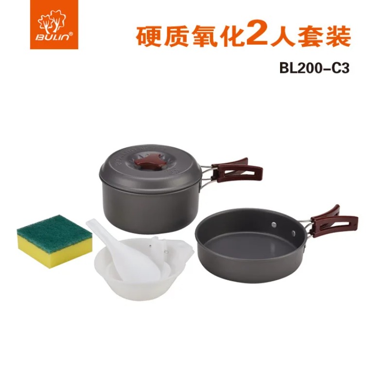 Bulin Outdoor Pot Set Pot Camp - Camping Cooking Set With Kettle recension och pris