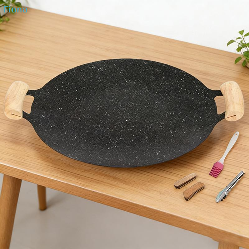 ✔Non-Stick BBQ Grill Pan with  - Camping Cooking Griddle recension och pris