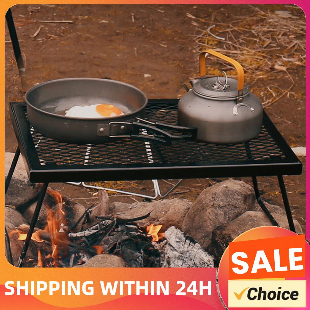 Campfire Grill Grate Folding C - Camping Cooking Grate recension och pris