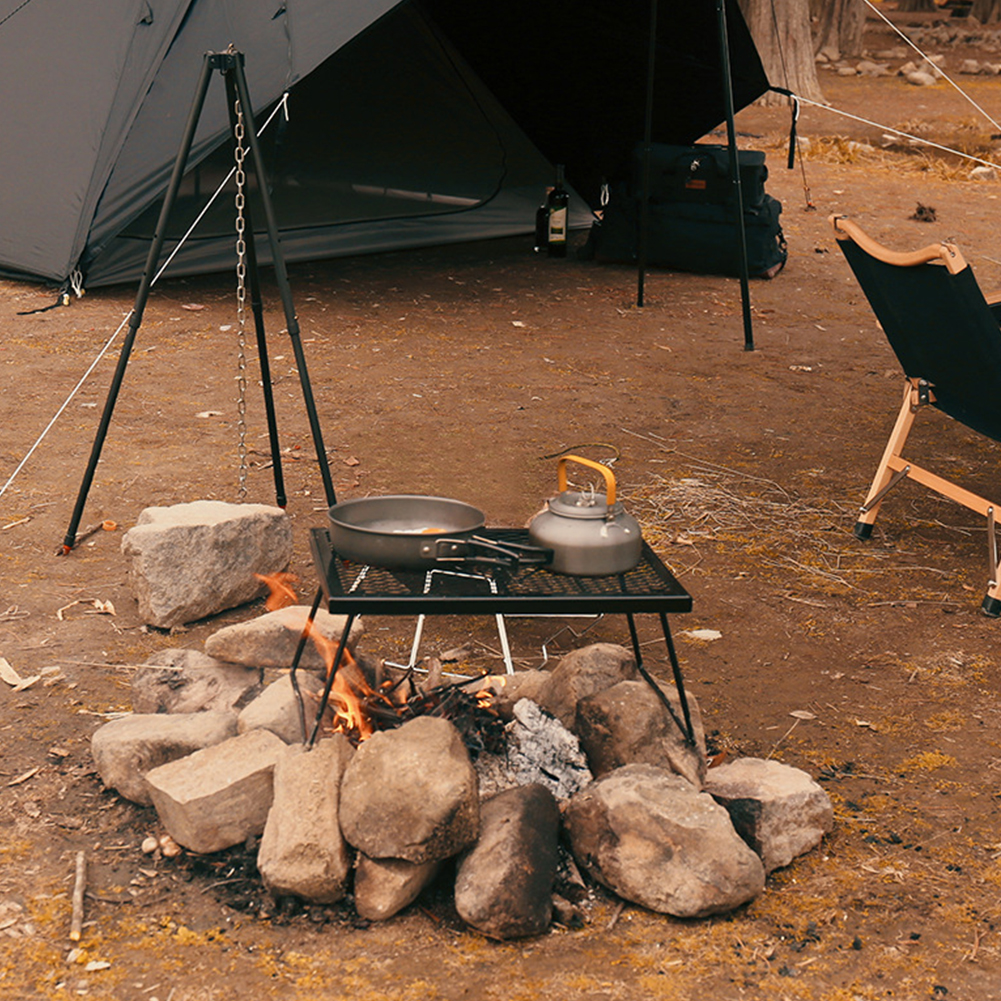 Campfire Grill Grate Folding C - Camping Cooking Grate recension och pris