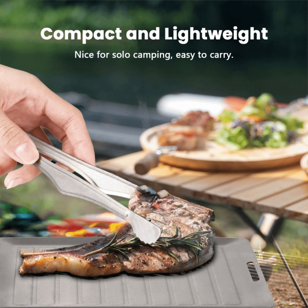 Durable Titanium Camping Grill - Camping Cooking Griddle recension och pris
