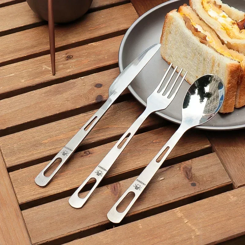 HWZBBEN Titanium Fork Spoon Kn - Camping Cooking Kit recension och pris
