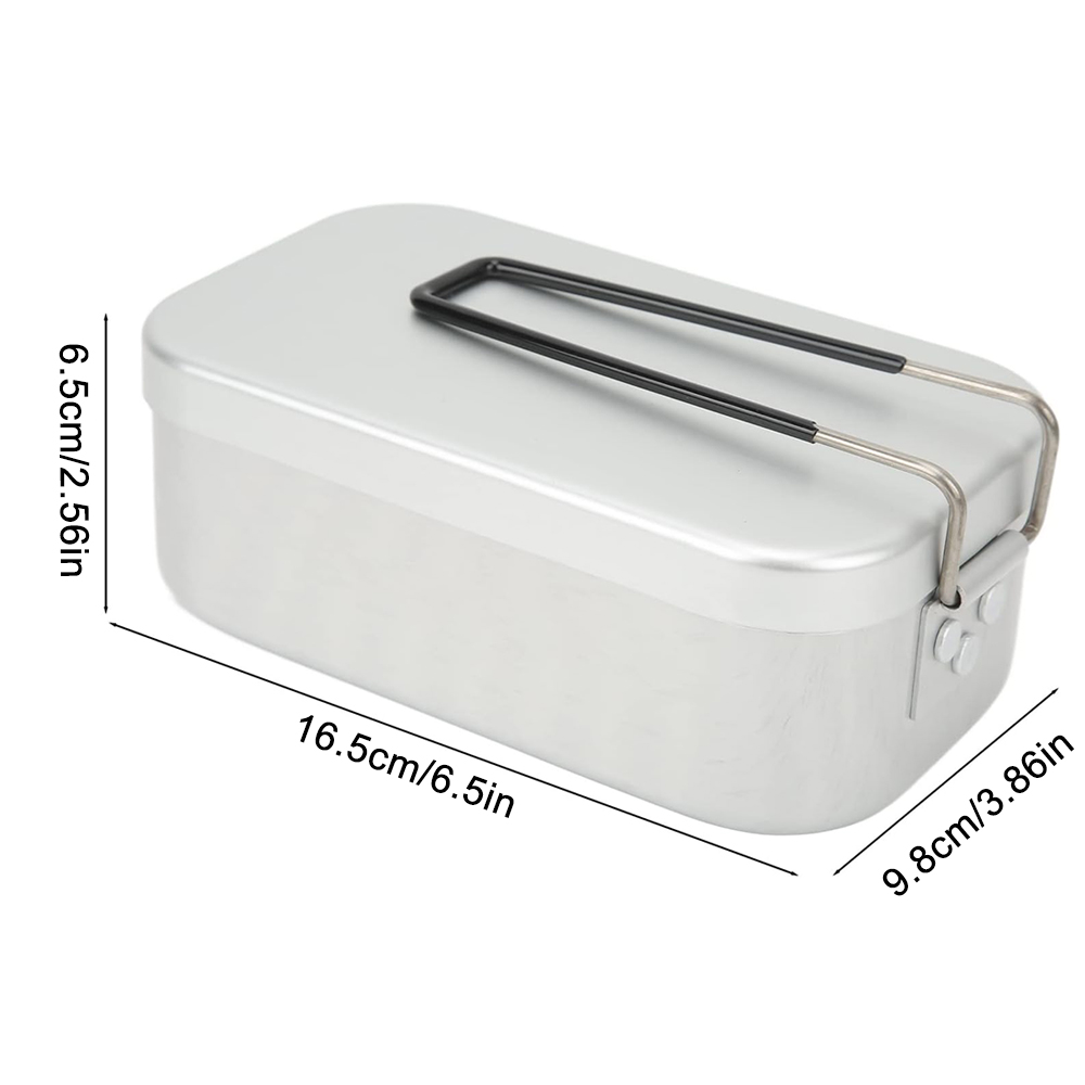 800ML Aluminum Lunch Boxes Out - Camping Cooking Kit recension och pris