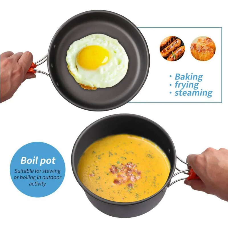 Camping Cooking Set, Outdoor K - Camping Cooking Equipment Bag recension och pris