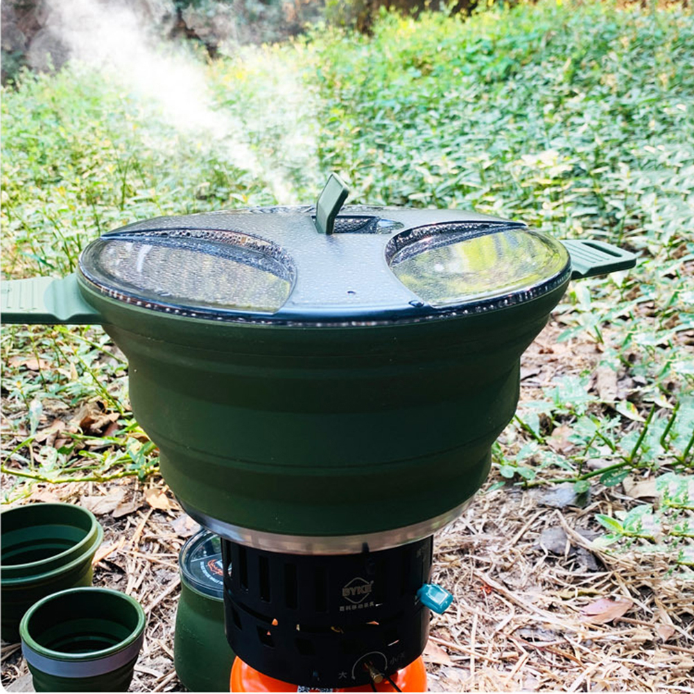 2.5L Silicone Folding Kettle C - Camping Cooking System recension och pris