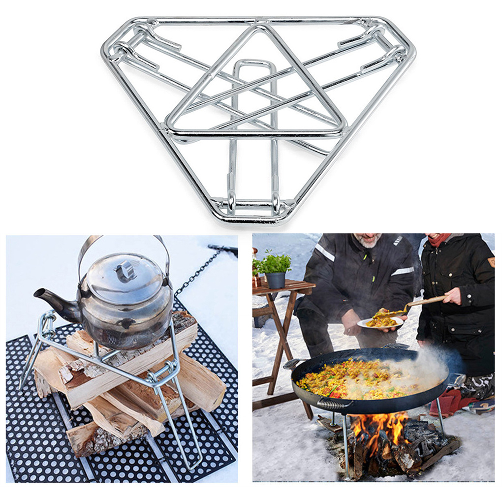 Stainless Steel Campfire Rack  - Camping Cooking Grate recension och pris