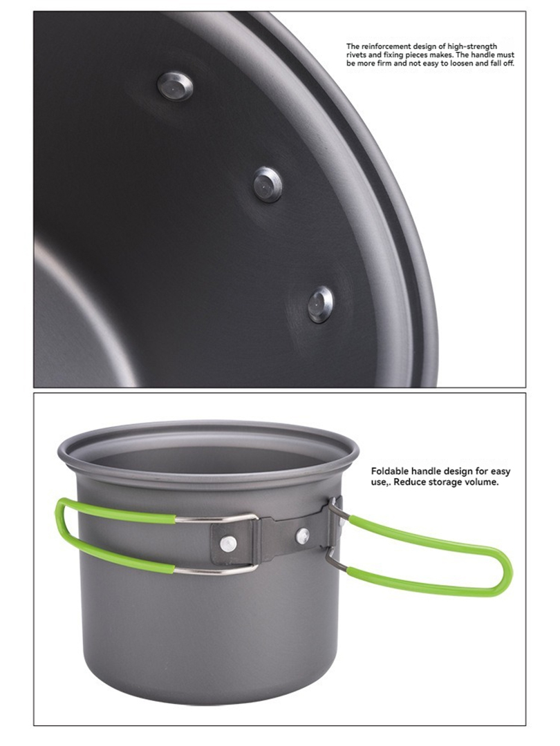 BRS-T15A Camping Cookware Mess - Camping Cooking Kit recension och pris