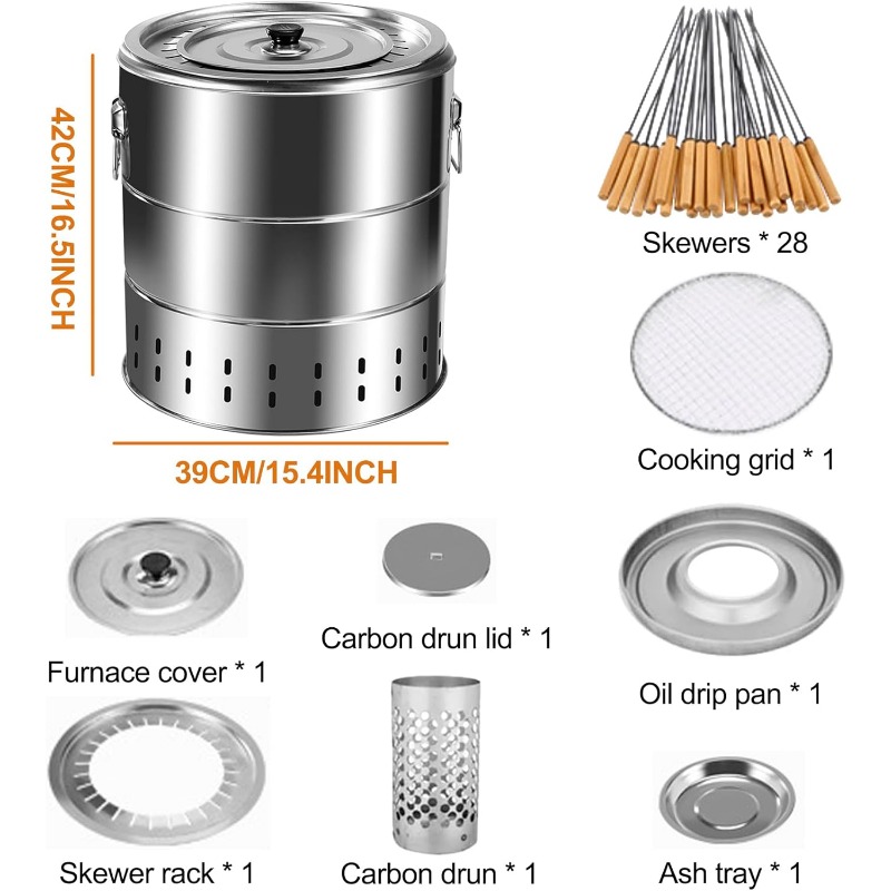 Stainless Steel Wrap-around Gr - Camping Cooking Grate recension och pris