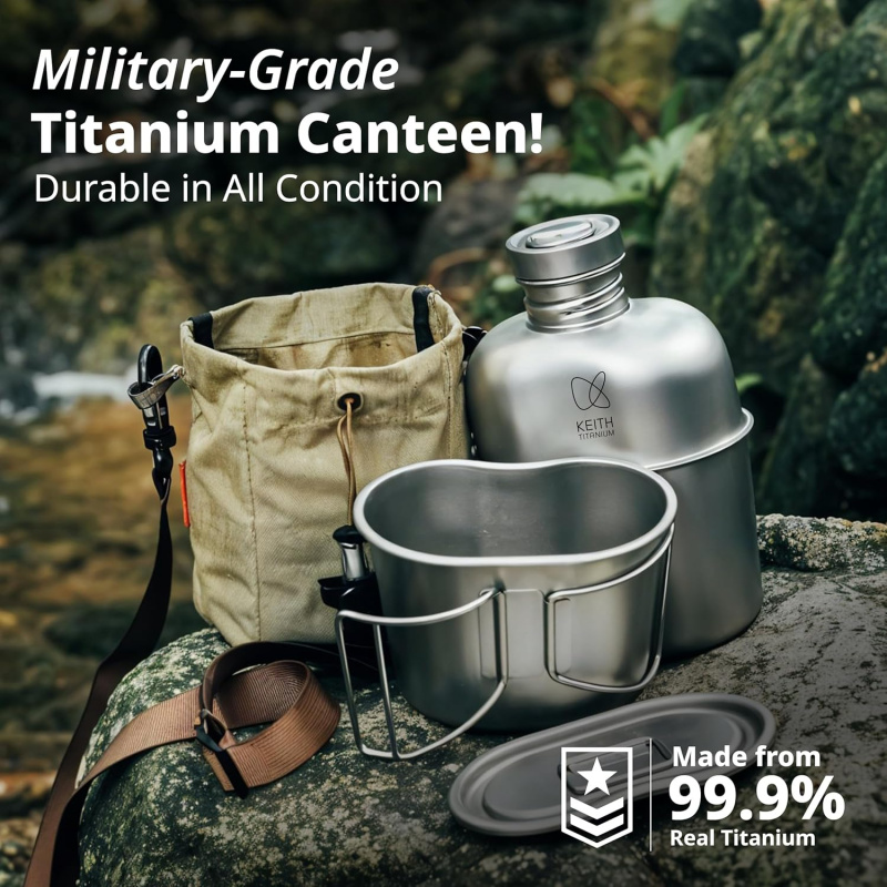 Keith Titanium Bottle Outdoor  - Camping Cooking Kit recension och pris
