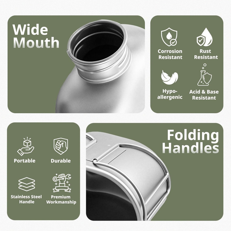 Keith Titanium Bottle Outdoor  - Camping Cooking Kit recension och pris