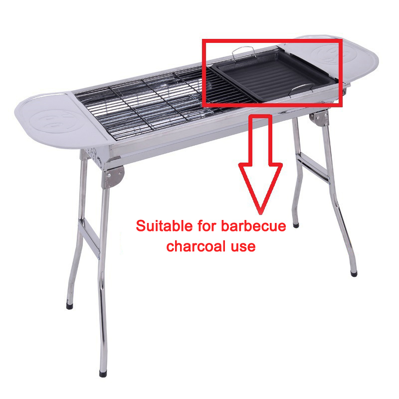 Outdoors Thick Square Grill Pa - Camping Cooking Griddle recension och pris