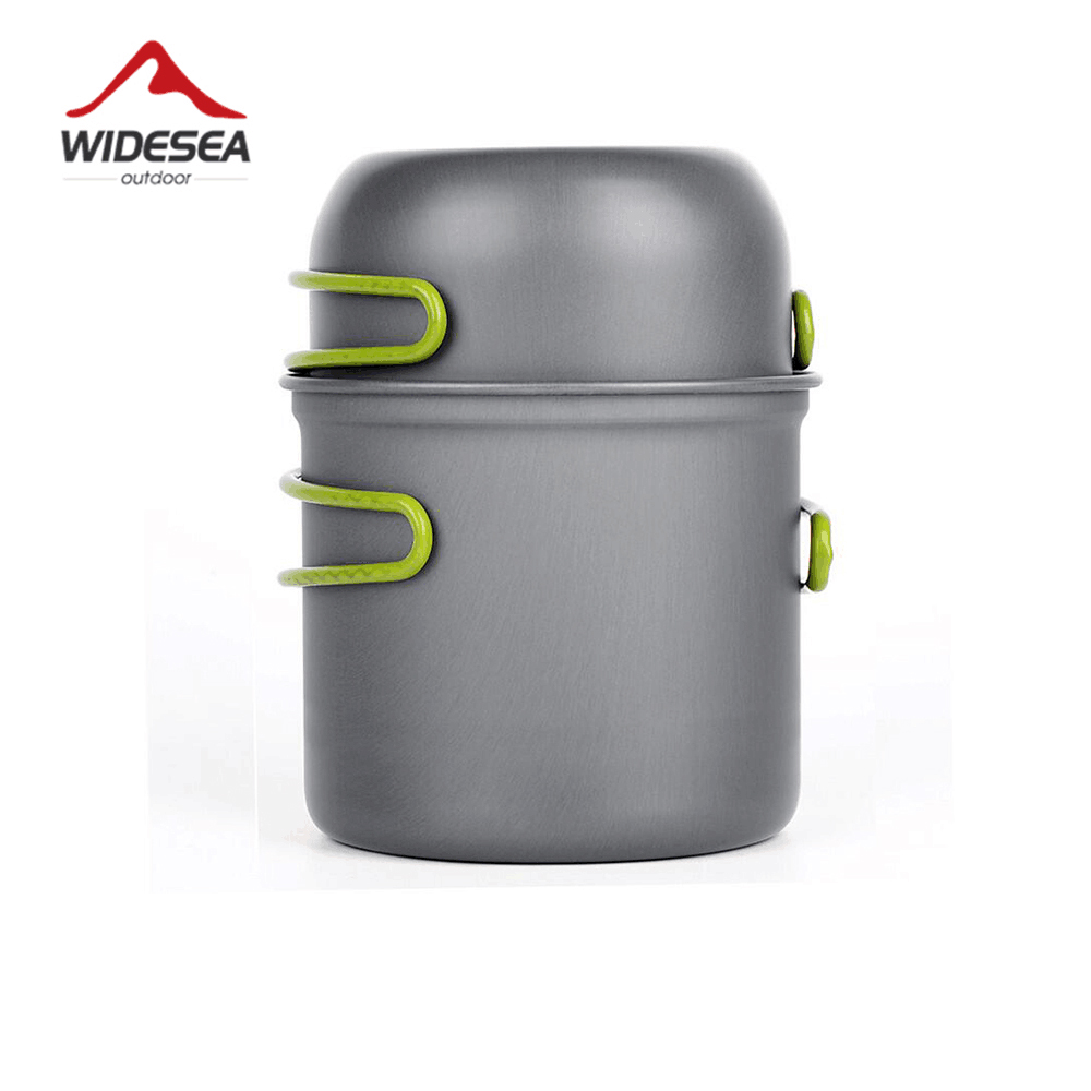 Widesea Ultralight Camping Coo - Camping Cooking Set With Kettle recension och pris