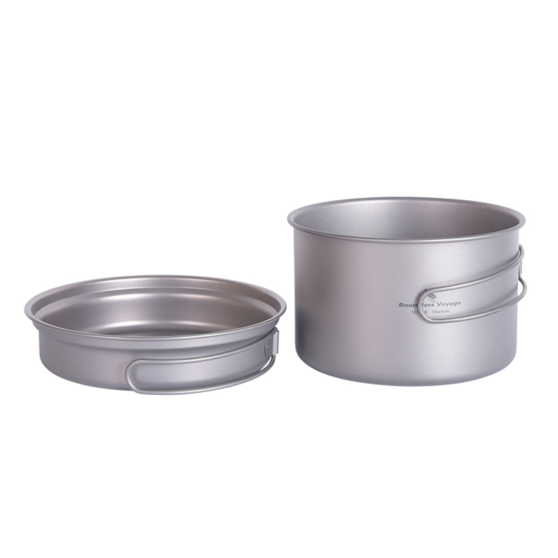 Boundless Voyage Titanium Pot  - Camping Cooking Set With Kettle recension och pris