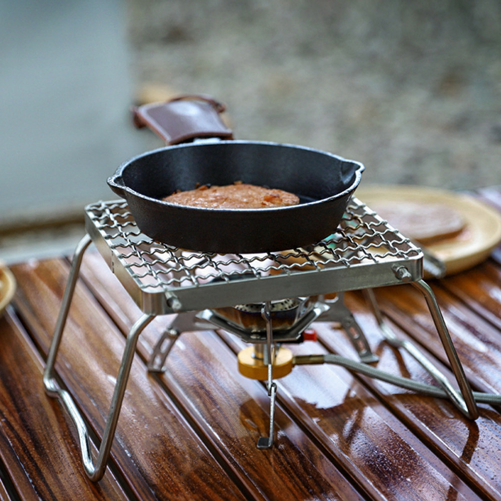 Foldable Stainless Steel Backp - Camping Cooking Grate recension och pris